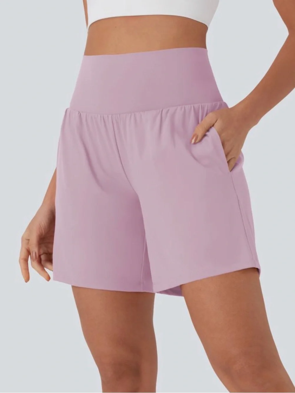 HALARA Orchid Bouquet XL 7” shorts with side pockets and built in shorts - Picture 1 of 2